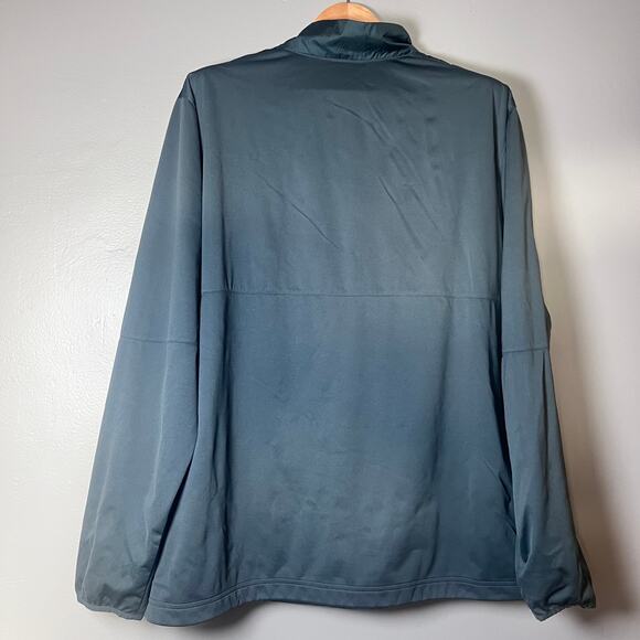 Nike Golf 1/4 Zip Jacket Mens XXL Teal Green Lightweight Windbreaker TB Logo - Picture 2 of 10